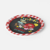 Assiettes En Carton Plaque de papier d'anniversaire de ferme (Angle)