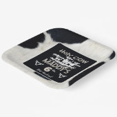 Assiettes En Carton Plaque de papier d'anniversaire de la Sainte Vache (Angulaire)