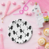 Assiettes En Carton Plaque de papier de caniche (Fête)