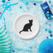 Assiettes En Carton Plaque de papier de chat (Fête)