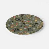 Assiettes En Carton Plaque de papier de détection métallique (Angle)