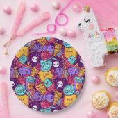 Assiettes En Carton Plaque de papier de friandises (Fête)