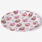 Assiettes En Carton Plaque de papier de friandises (Angle)