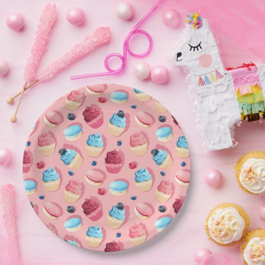 Assiettes En Carton Plaque de papier de friandises (Fête)