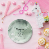 Assiettes En Carton Plaque de papier de gâteau de Mariage campagnard d (Fête)