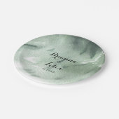 Assiettes En Carton Plaque de papier de gâteau de Mariage campagnard d (Angle)