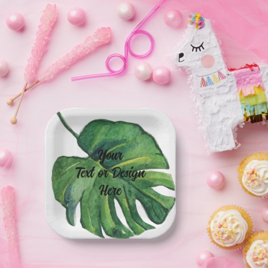 Assiettes En Carton Plaque de papier de jardin (Fête)