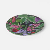 Assiettes En Carton Plaque de papier de jardin Iris (Angle)