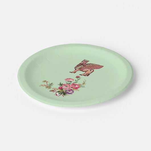 Assiettes En Carton Plaque de papier de jardin Lamassu (Angle)