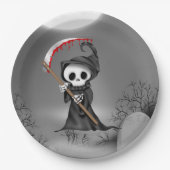 Assiettes En Carton Plaque de papier de la partie de papier Halloween (Devant)