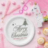 Assiettes En Carton plaque de papier de noël (Fête)