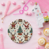 Assiettes En Carton Plaque de papier de Noël (Fête)
