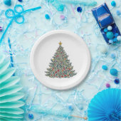 Assiettes En Carton Plaque de papier de Noël (Fête)