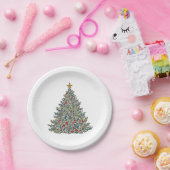 Assiettes En Carton Plaque de papier de Noël (Fête)