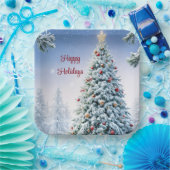 Assiettes En Carton Plaque de papier de Noël (Fête)