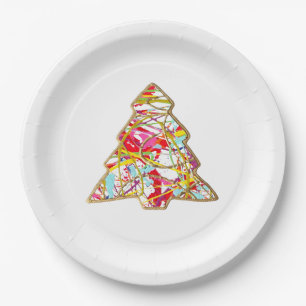 Assiettes En Carton Plaque de papier de Noël