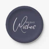 Assiettes En Carton Plaque de papier de Noël (Devant)