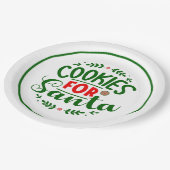 Assiettes En Carton Plaque de papier de Noël (Angle)