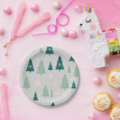 Assiettes En Carton plaque de papier de noël (Fête)