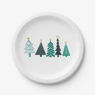 Assiettes En Carton Plaque de papier de Noël