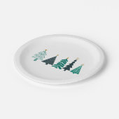 Assiettes En Carton Plaque de papier de Noël (Angle)