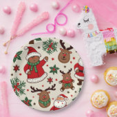 Assiettes En Carton Plaque de papier de Noël (Fête)