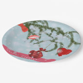 Assiettes En Carton Plaque de papier de Noël (Angle)