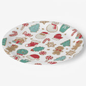 Assiettes En Carton Plaque de papier de Noël (Angle)