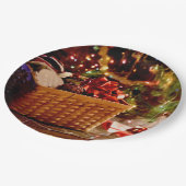 Assiettes En Carton Plaque de papier de Noël (Angle)