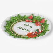 Assiettes En Carton Plaque de papier de Noël avec Elf (Angle)