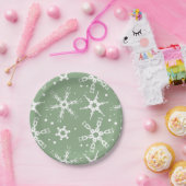 Assiettes En Carton Plaque de papier de Noël moderne (Fête)