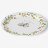 Assiettes En Carton Plaque de papier de Pâques 9" ronde (Angle)