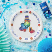 Assiettes En Carton Plaque de papier de partie personnalisée Chat (Fête)