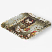 Assiettes En Carton Plaque de papier de partie Roost rustique (Angulaire)