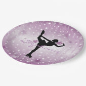 Assiettes En Carton Plaque de papier de patinage sur glace (Angle)