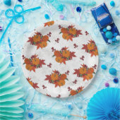 Assiettes En Carton Plaque de papier de récolte de automne mignonne (Fête)