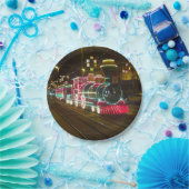 Assiettes En Carton Plaque de papier de tramway Blackpool Illumination (Fête)