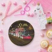 Assiettes En Carton Plaque de papier de tramway Blackpool Illumination (Fête)