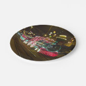 Assiettes En Carton Plaque de papier de tramway Blackpool Illumination (Angle)