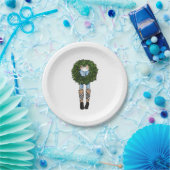 Assiettes En Carton Plaque de papier de vacances (Fête)