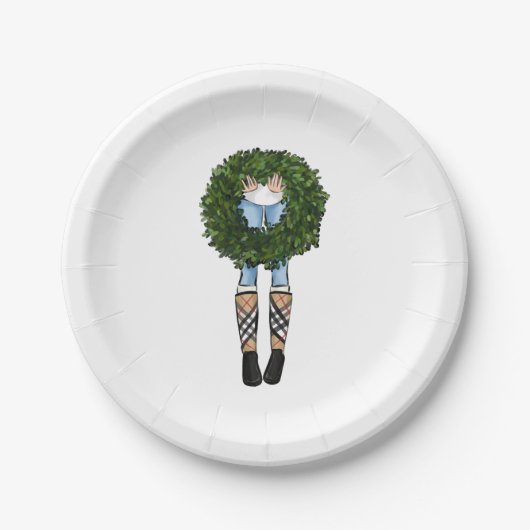 Assiettes En Carton Plaque de papier de vacances (Devant)