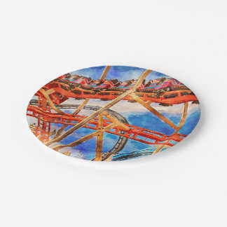 Assiettes En Carton Plaque de papier dessous de verre à rouleaux