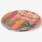 Assiettes En Carton Plaque de papier d'été (Angle)