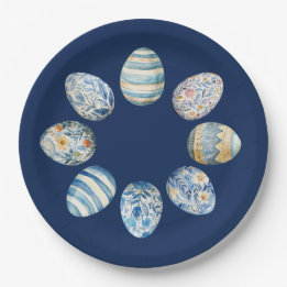 Assiettes En Carton Plaque de papier d'oeuf de Pâques