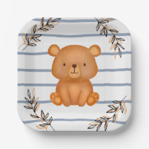 Plaque de papier d'ours