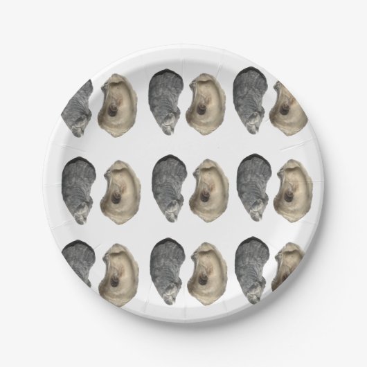 Assiettes En Carton Plaque de papier en coque d'huître (Devant)
