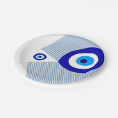 Assiettes En Carton Plaque de papier "Evil Eye" (Angle)