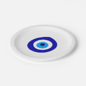 Assiettes En Carton Plaque de papier "Evil Eye" (Angle)