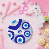 Assiettes En Carton Plaque de papier "Evil Eye" (Fête)