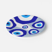Assiettes En Carton Plaque de papier "Evil Eye" (Angle)